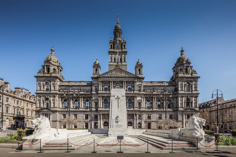 Klassenfahrt Großbritannien nach Glasgow